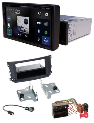 Pioneer DAB MP3 Bluetooth USB Autoradio für Smart ForTwo (451, 2010-2015) - Bild 1 von 4