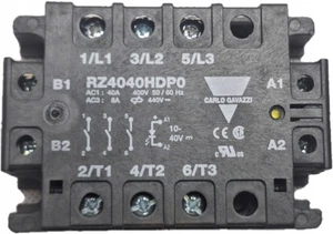 Carlo Gavazzi RZ4040HDP0 3-Phase Zero-Cross SSR 40A, 10-40 VDC Control - Picture 1 of 5