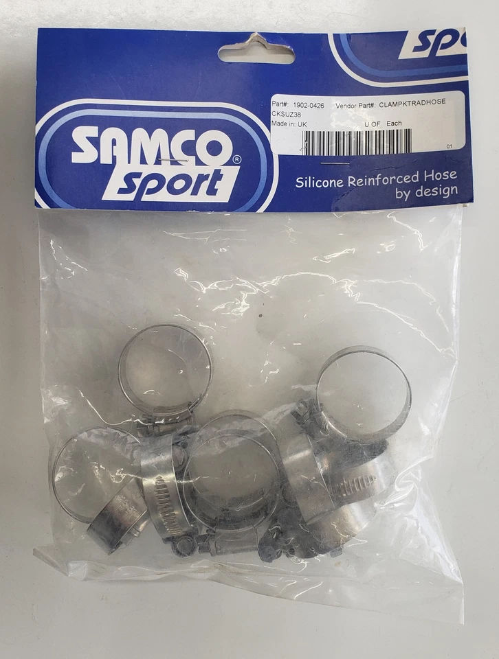 Kit de abrazadera de manguera de radiador Samco Sport CKSUZ38 para 08-12 Suzuki B-King Foto 1 de 2