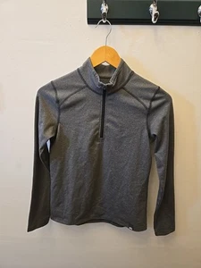 REI Co-Op 1/4 Zip Heavy Long Sleeve Baselayer Gray Size L Youth 14-16 - Picture 1 of 4