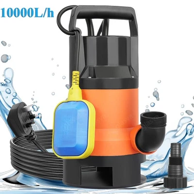 Schmutzwasserpumpe Tauchpumpe 10000 L/h mit integriertem Schwimmerschalter - Bild 1 von 4