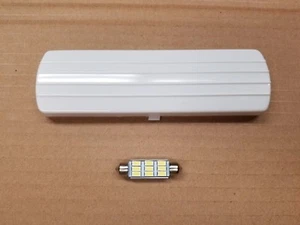 Fits Jeep Wrangler YJ / TJ / CJ7 Hard Top Dome Light Cover / Lens + New LED Bulb - Picture 1 of 2