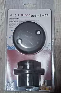 Westbrass 1.5 inch Universal TipToe BathTub Drain Kit D93-2-62 - Flat - Picture 1 of 3