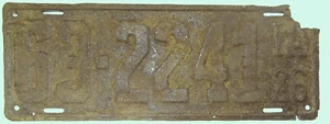 3 Vintage Iowa IA License Plates Tags 1921 1926 1929 B8 - Picture 1 of 6