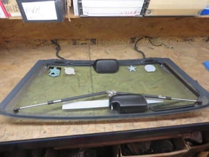 HONDA CR-V CRV 97-01 REAR WINDOW BACK GLASS w/ LIGHT WIPER MOTOR SHOCKS LATCH  - Picture 1 of 15