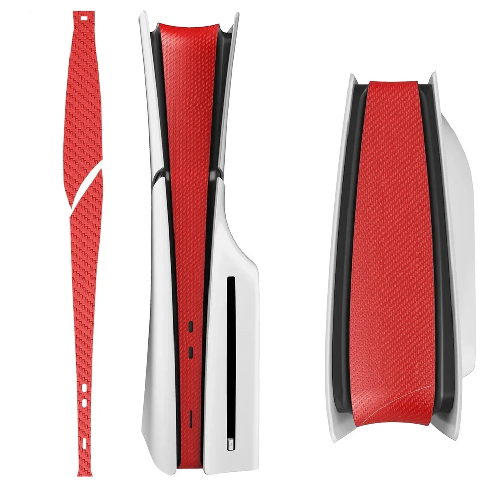 Carbon Red PlayStation 5 Middle Skin Only for PS5 Slim Edition Console - Image 1 of 1