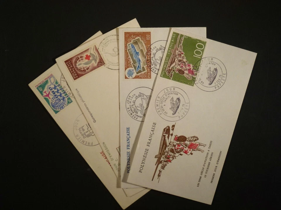 FRENCH POLYNESIA - SUPERB 1963/75 RANGE OF FDC's - Image 1 of 1