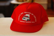 Rare Vtg Volvo & Gmc Trucks of Chicago Mesh Trucker Snapback Hat Cap