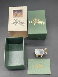 SWAROVSKI Crystal Memories – Miniature Baby Stroller Walker Shower gift W/Box - Picture 1 of 2