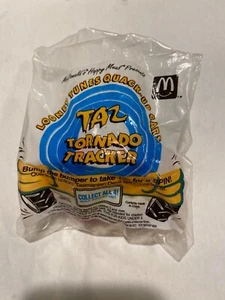 1992 Looney Tunes Quack Up Cars McDonalds Happy Meal Toy - Taz Tornado Tracker  - Picture 1 of 2