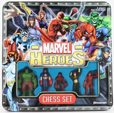 Marvel Heroes Chess Set 2003 Pressman - Image 1 of 4