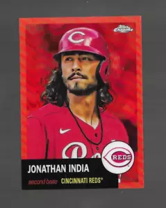 JONATHAN INDIA 2022 Topps Cromo Platino RARO NARANJA refractor /25 #276 - Imagen 1 de 7