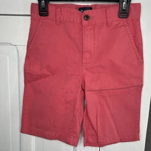 Children's Place Size 8 Burnt Orange/Red Boys Chino Shorts Stylish Preppy Summer - Picture 1 of 3