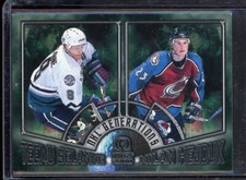 1999-00 Pacific Omega NHL Generations #2 Teemu Selanne / Milan Hejduk