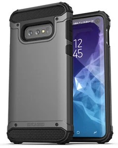 For Heavy Duty Samsung Galaxy S10e Case Military Grade Rugged Cover Grey - Picture 1 of 6