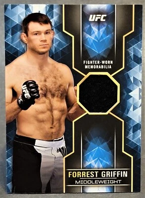 2017 Topps UFC Knockout Relics Blue #KR-FG Forrest Griffin 16/25 - Image 1 of 2