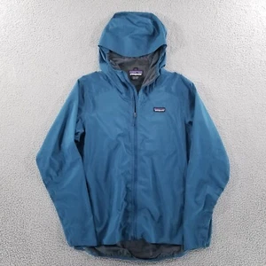 Patagonia Dirt Roamer Bike Jacket Mens Large Blue Rain Mountain Biking Cycling - Picture 1 of 18