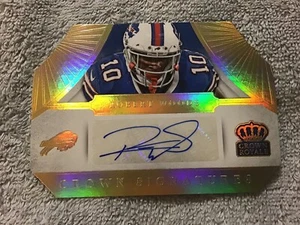 2014 Crown Royale ROBERT WOODS Crown Signatures Gold Autograph #/10 Bills - Picture 1 of 4