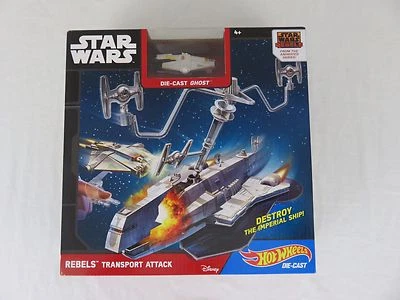 Hot Wheels Star Wars Starship Rebels Transport Attack Play Set - Image 1 of 4