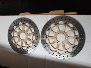 Ducati Supersport 800 800ss Front Disc Brake Rotors Oem Brembo Straight - Picture 1 of 12