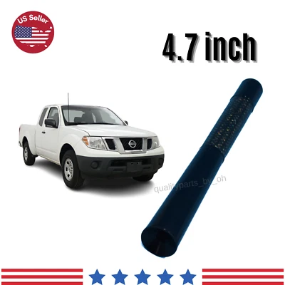 Antena de radio corta negra mástil de 4,7" con tornillos para Nissan Frontier 2000-2019 Foto 1 de 4