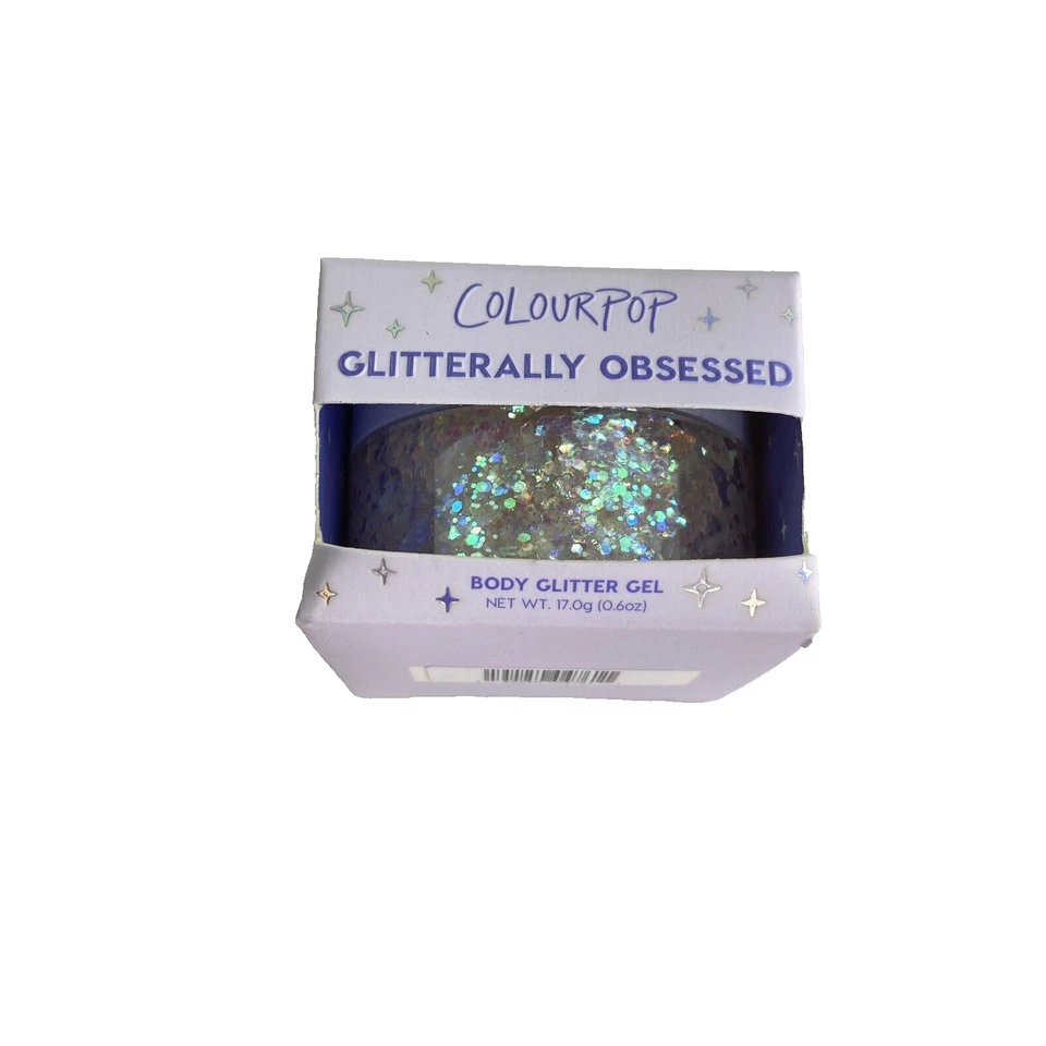 - Colourpop Glitterally Obsessed Body Glitter Gel - SO CUTE - 0.60 oz.