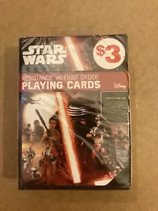 Star Wars Resistance vs First Order Playing Cards. Sealed Brand New - Picture 1 of 2