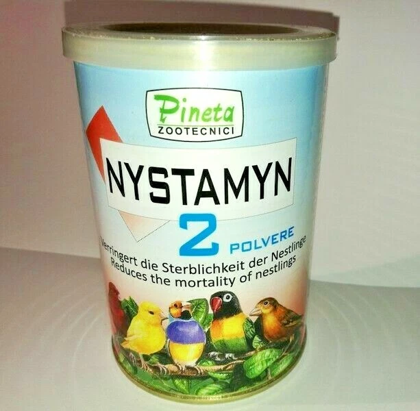 Nystamyn gegen Pilze Pineta 250 g Vögel wie Kanarienvögel und Wellensittiche