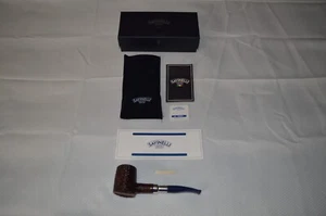 SAVINELLI PIPE ~ RUSTICATED ~ ELEGANZA DARK BROWN ~ MADE IN ITALY ~ 6MM ~ NEW - Picture 1 of 23