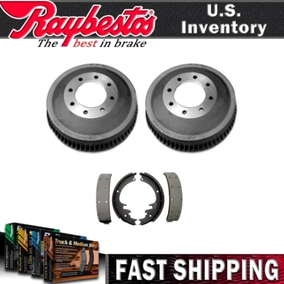 Kit trasero tambores de freno y zapatas de freno para 1976-1978 GMC P25 - Raybestos Foto 1 de 4