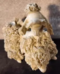 Caniche de colección borde de espagueti blanco-blanco apagado sin cara como está falta cola - Imagen 1 de 8