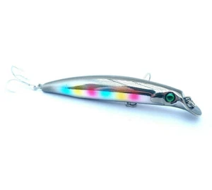 Bass Lure 100mm 12g 0.5-1m Dive #6 BKB Hooks Mighty Mig 100F Slim Shore Baitfish - Imagen 1 de 9