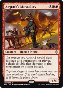 ANGRATH'S MARAUDERS NM Explorers of Ixalan MTG Red - Human Pirate Rare - Picture 1 of 1