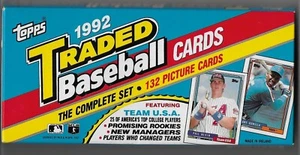 1992 Topps Baseball Traded Sealed Set - 132 Cards + 25 Team USA Cards - Picture 1 of 1