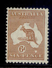 Australia Gv Sg132, 6D Chestnut, Nh Mint. Cat £40.