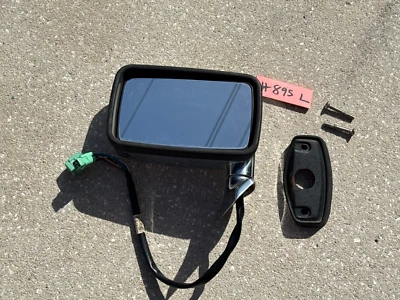 1992-1996 Jaguar XJS Series 3 OEM conjunto de espelho de porta de motorista esquerdo cromado #895 - Imagem 1 de 4