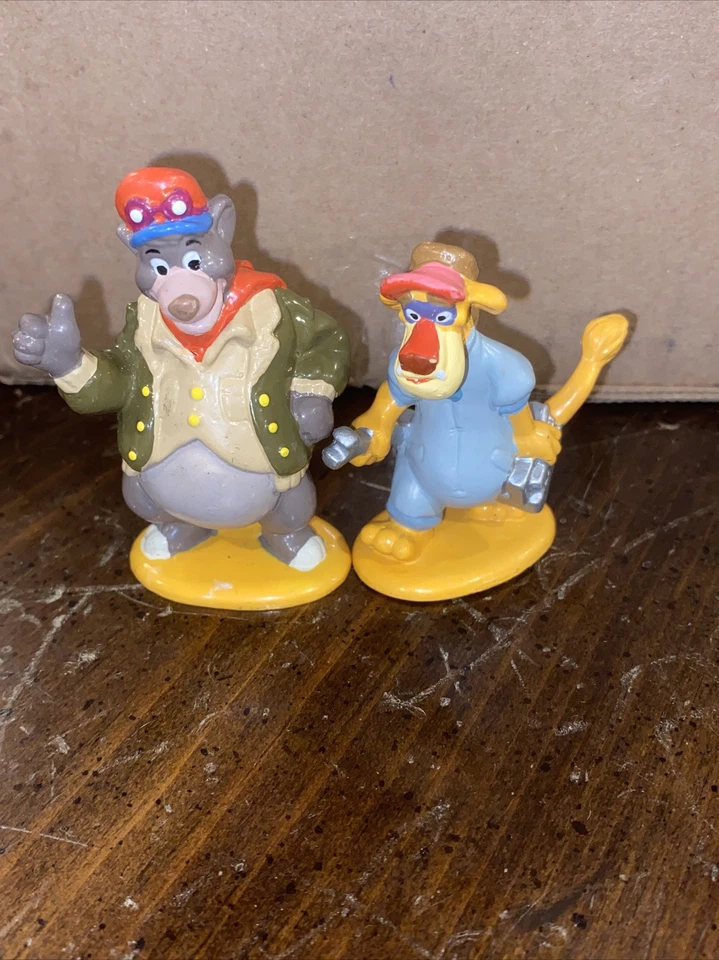Lote de figuras de PVC de colección Disney Talespin Baloo & Wildcat Aplausos RARO Foto 1 de 1