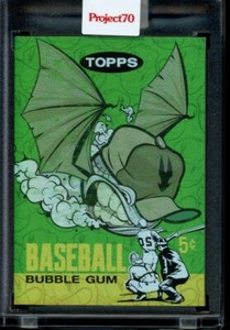 2021 Topps Project 70 Card #841 WRAPPER Greg 'CRAOLA' Simkins Rainbow Foil 6/70