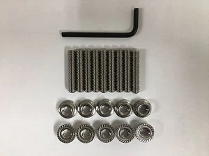 Ford FE V8 Stainless Steel Valve Cover Stud Kit and Wrench 1.25" Long - Bild 1 von 2
