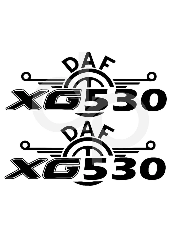 PEGATINAS DE VINILO DAF XG X2 DAF XF XG CALCOMANÍA GRÁFICA PERSONALIZAR CAMIÓN DAF camión - Imagen 1 de 1
