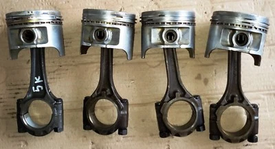 Toyota 5K Piston and Conrod set - Image 1 of 3