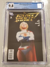Justice Society of America #9 CGC 9.8 Alex Ross Power Girl Cover
