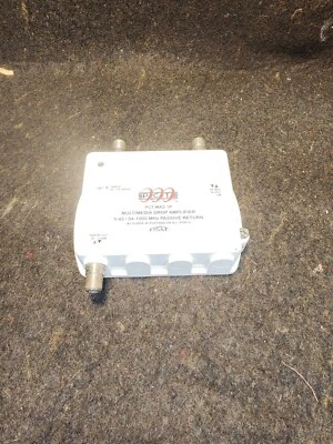 PCT Multimedia Drop Amplifier DSM Signal Booster HDTV Antenna Cable TV Powered - Image 1 of 4