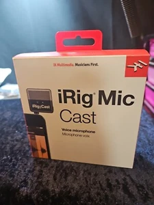 IK MULTIMEDIA IRIG MIC CAST HANDHELD MICROPHONE SMARTPHONE TABLET IPHONE IPAD@J - Picture 1 of 4