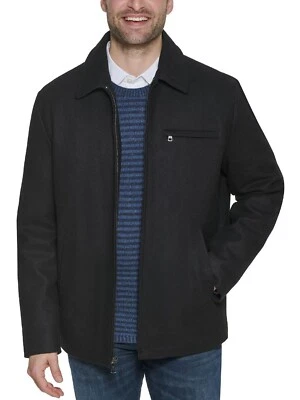 Calvin Klein Men's Wool Blend Lightweight Hipster Jacket Coat - Black, Size M - Image 1 of 2