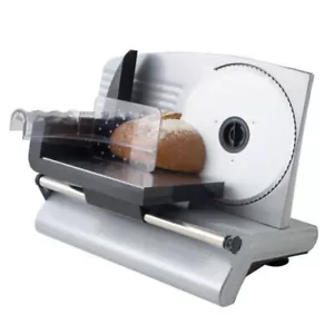 200W Electric Food Slicer/Slices Meat Cheese Fruit Vegetables Bread/Deli Cutter - Picture 1 of 3