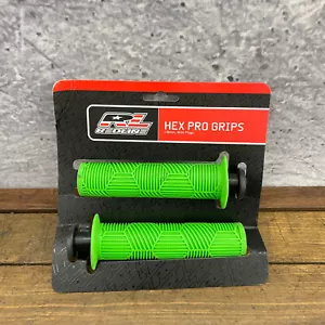 Redline BMX Grips Green Hex Pro End Plugs Hexpro NOS 00s RL Expert Proline A4 - Picture 1 of 8