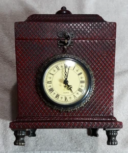 Home Interiors Decorative Storage Box With Clock Finial - Picture 1 of 10