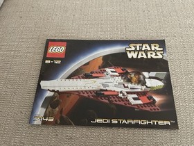 Lego Star Wars 7143 - Jedi Starfighter - 2002 INSTRUCTION MANUAL ONLY!!!