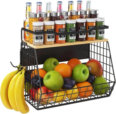 Magnetic Shelf for Fridge with Wider & Thicker Magnet, 1 Pack Refrigerator Organ - Image 1 of 4